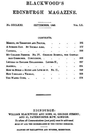 [Gutenberg 59017] • Blackwood's Edinburgh Magazine, Volume 60, Number 371, September 1846
